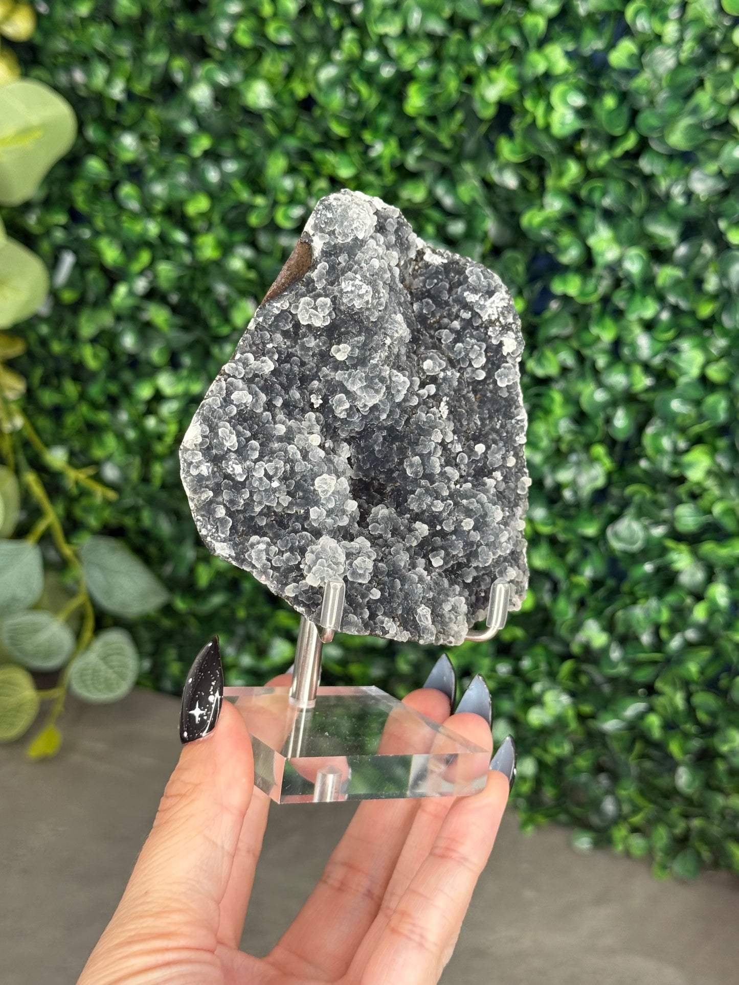 Black Chalcedony Crystal Specimen J