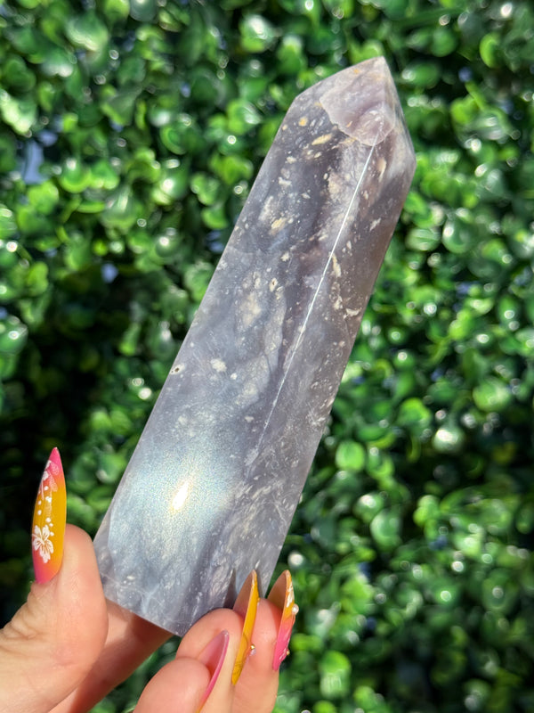 Purple Chalcedony Tower - Indonesia