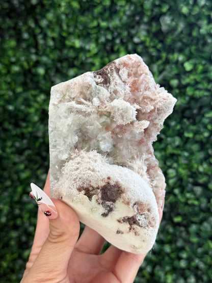 Mordenite with Heulandite and Hematite Inclusions - India - 557g