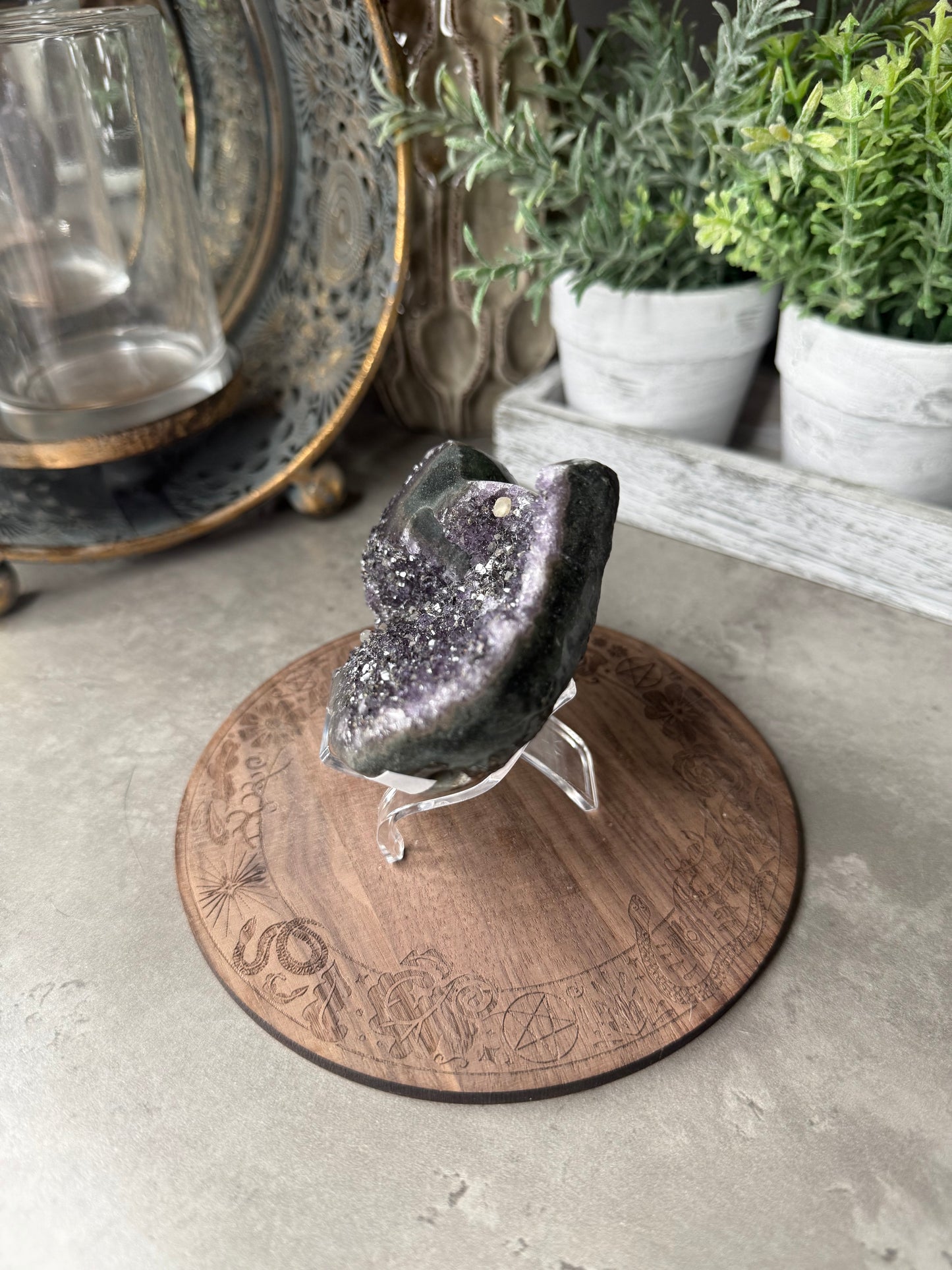 Druzy Amethyst Pumpkin