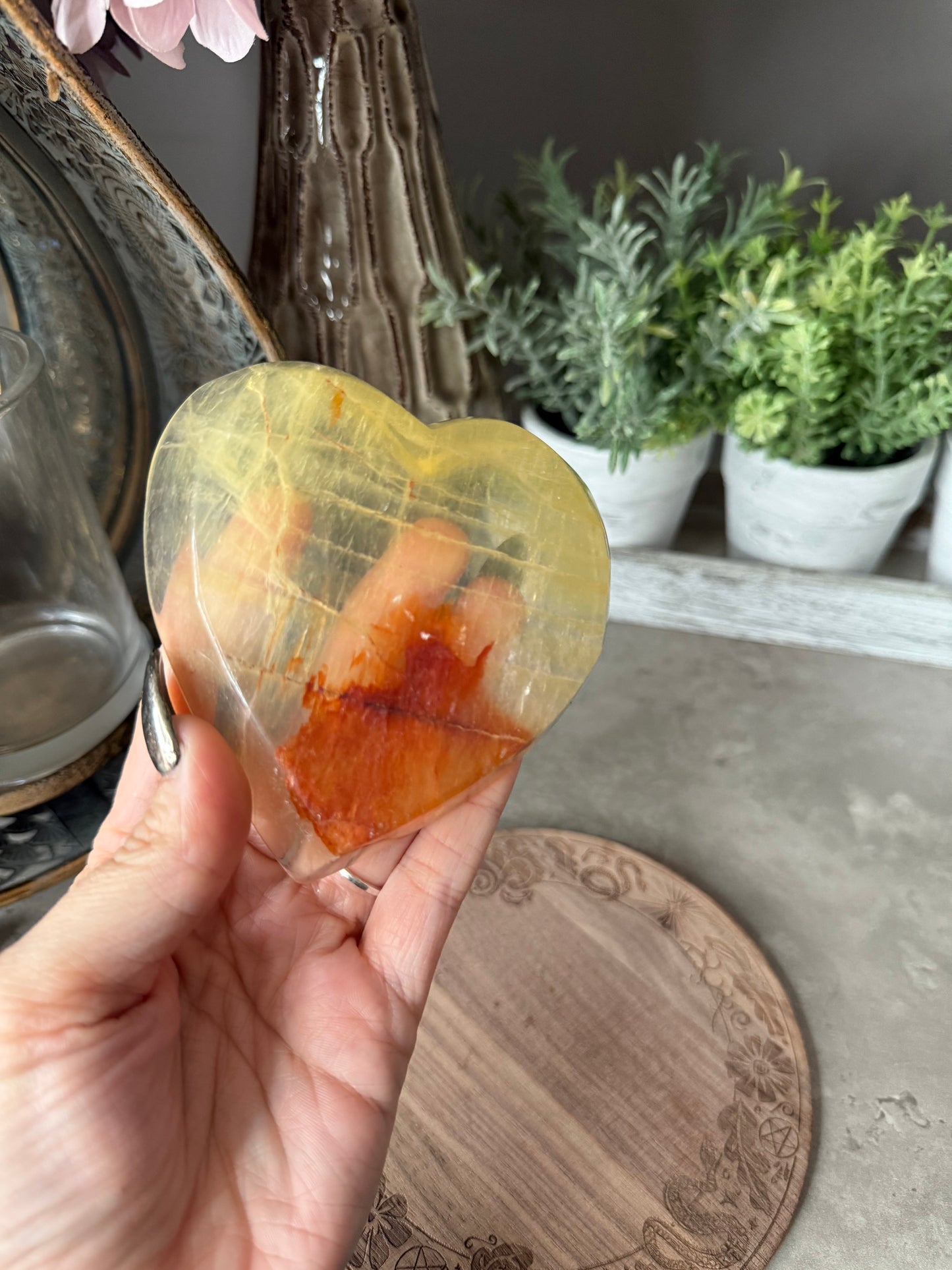 Fluorite Heart Bowl