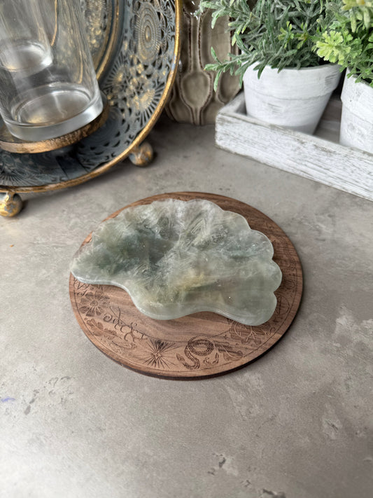 Fluorite Shell Bowl