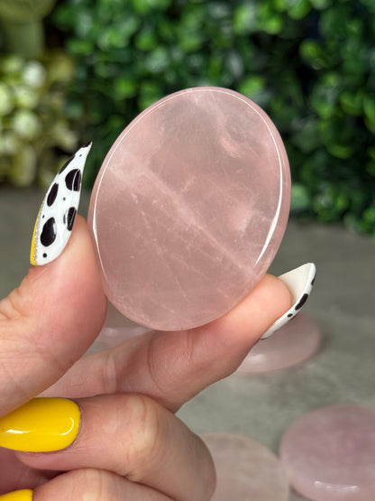 Rose Quartz Flat Palmstones
