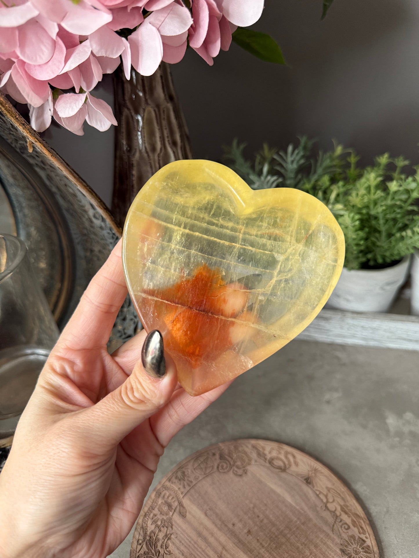 Fluorite Heart Bowl