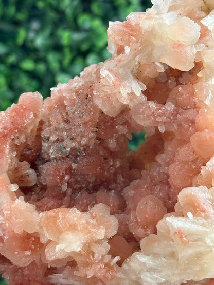 Stilbite with Hematite Dusting and Calcite - India - 624g