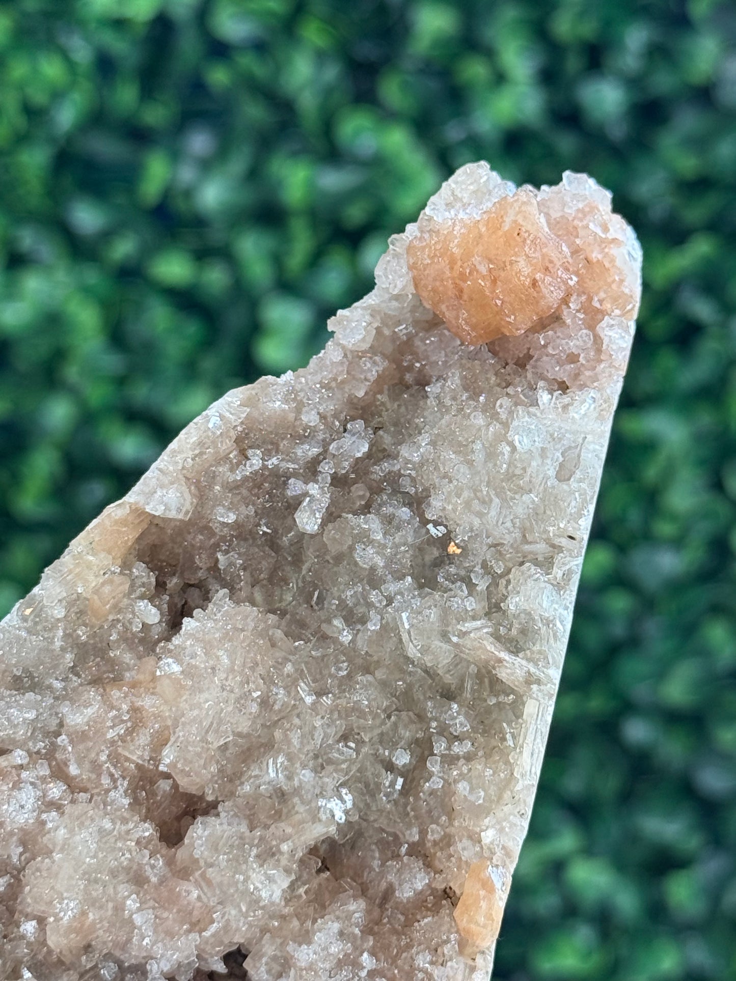 Peach Stilbite with Heulandite crystal Specimen 327g