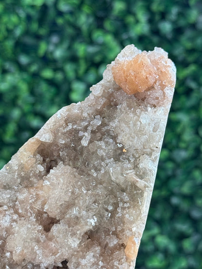 Peach Stilbite with Heulandite crystal Specimen 327g