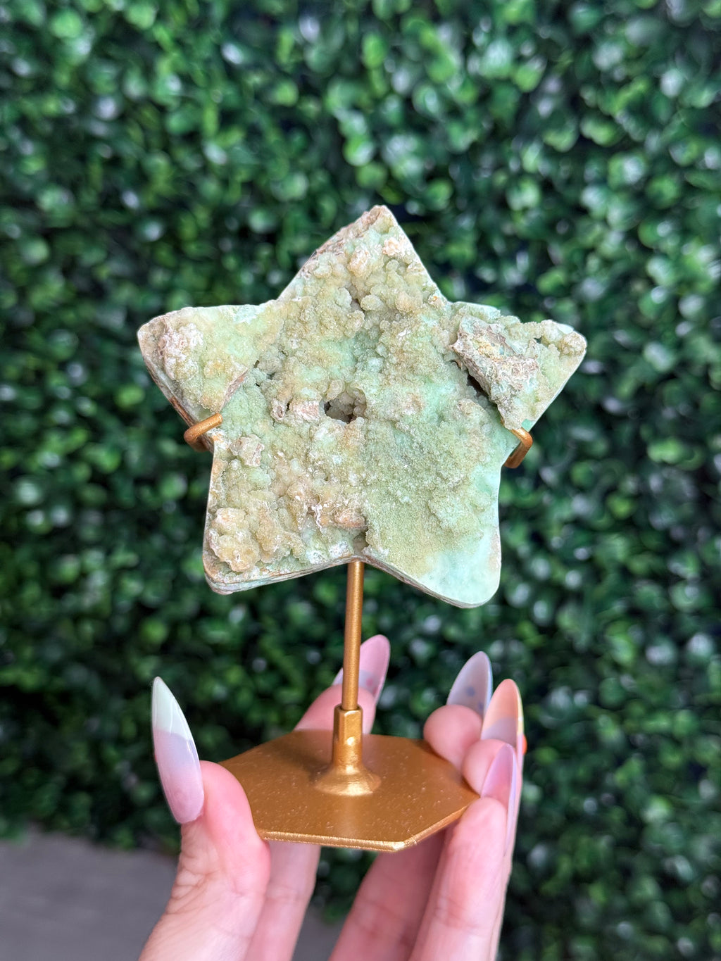 Smithsonite Star Crystal Carving - Indonesia