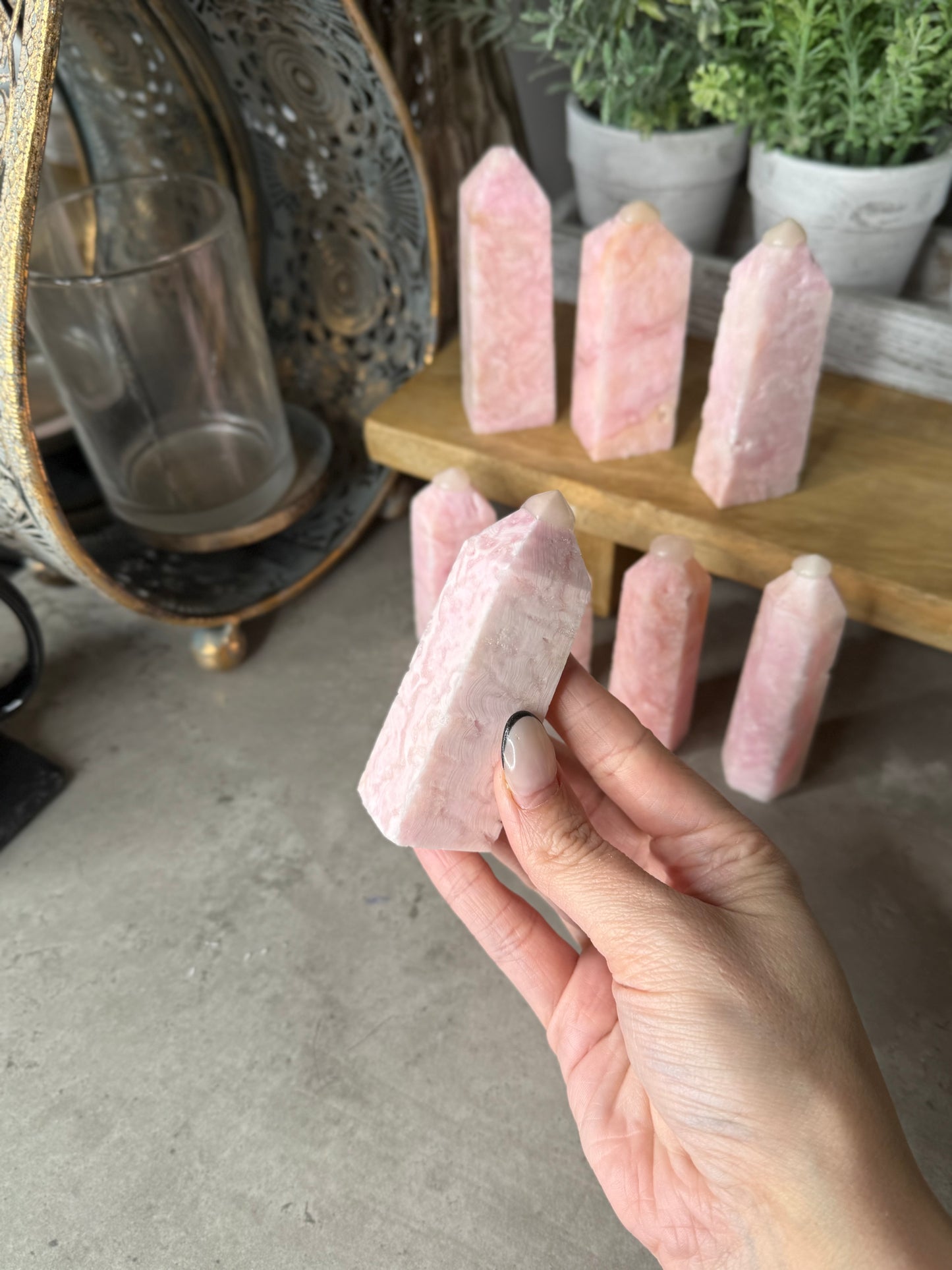 Pink Hemimorphite Towers