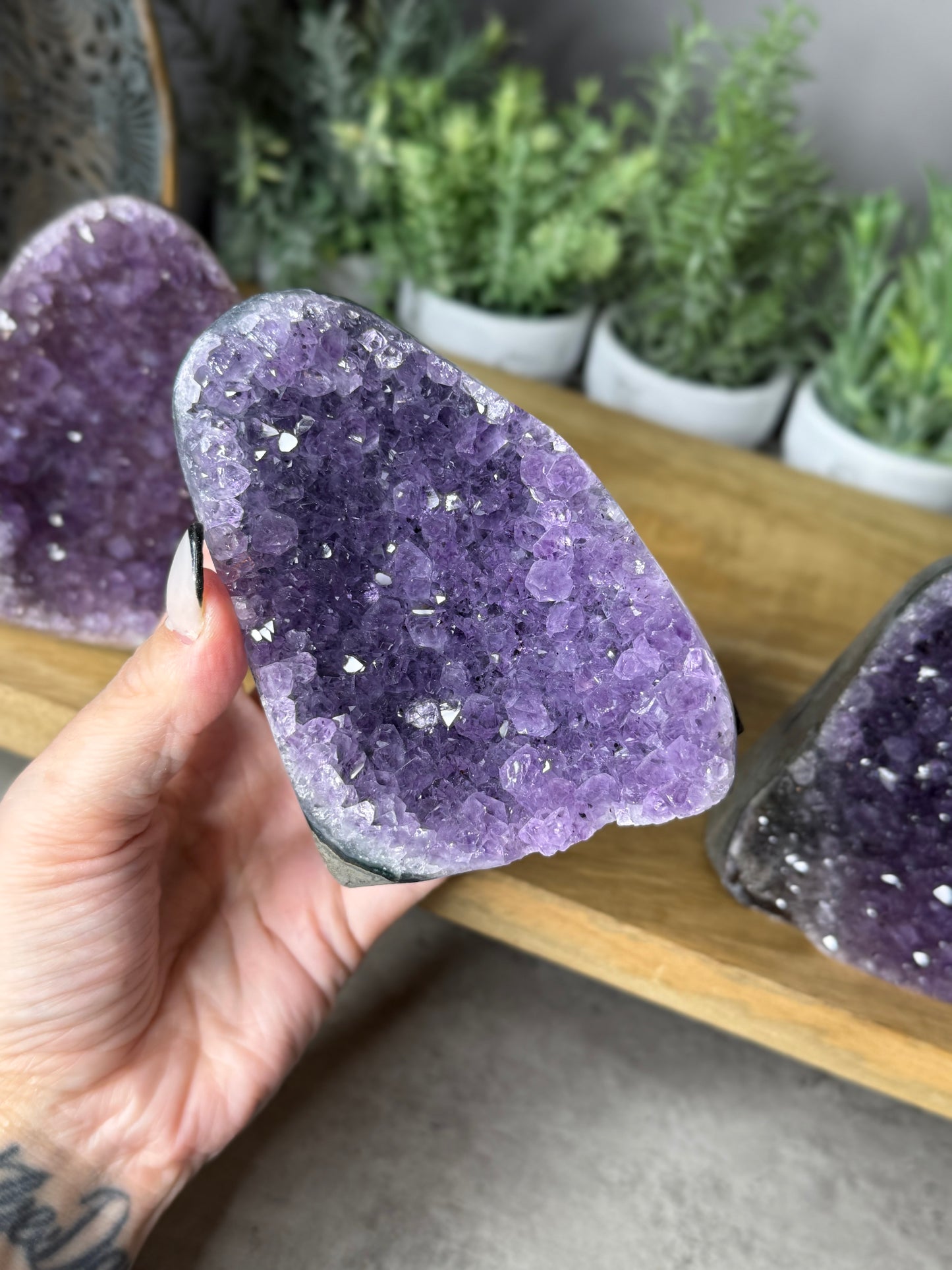 Brazilian Amethyst Cut Bases