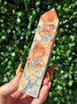 Brecciated Jasper Druzy Crystal Tower - Indonesia