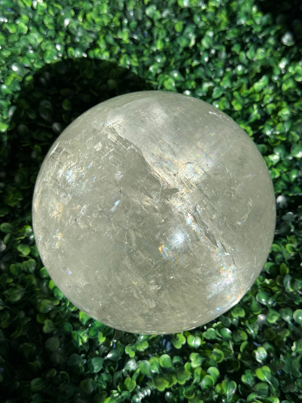 XL Optical Calcite Sphere Crystal Carving 7.2kg