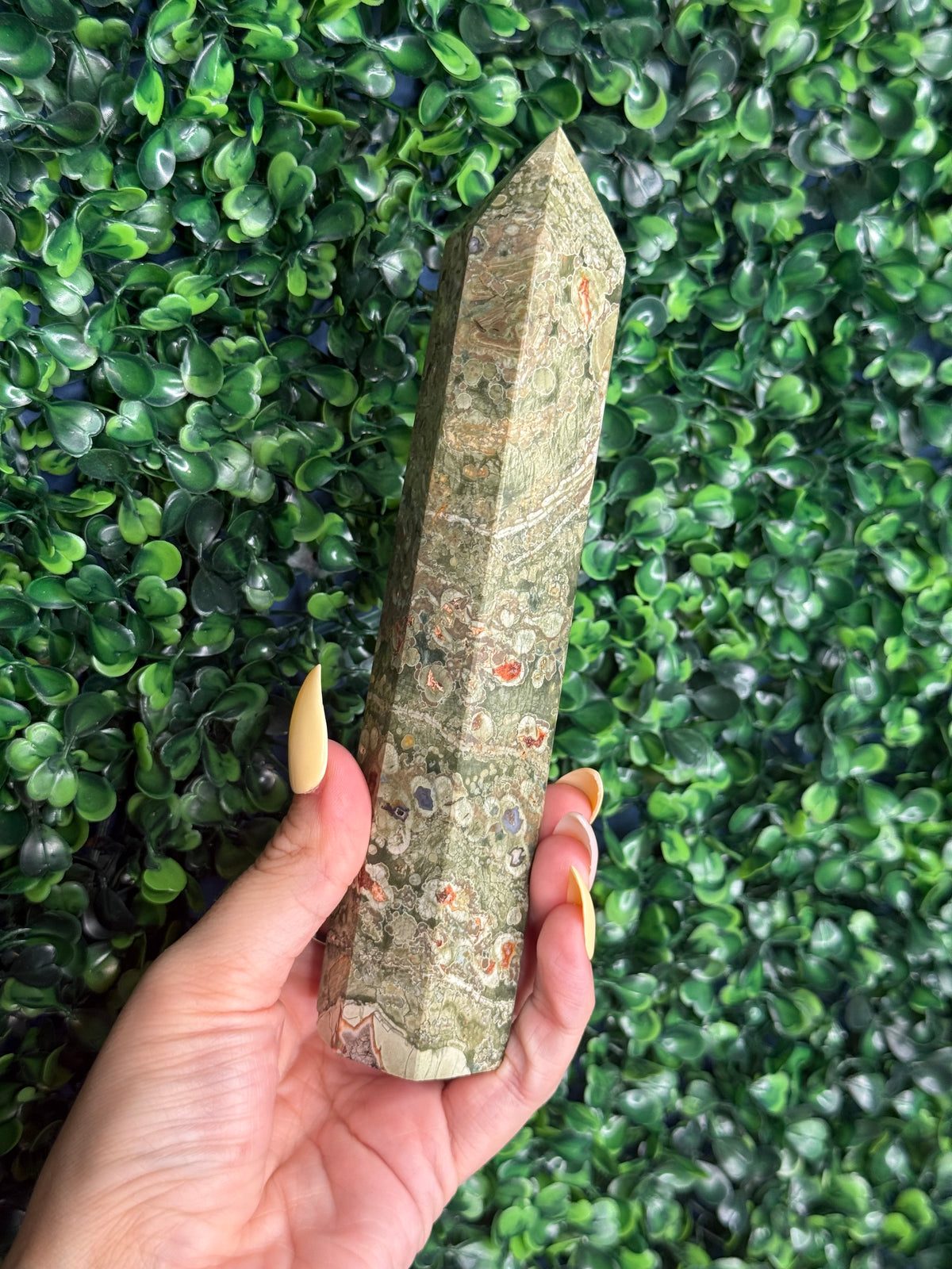 Rainforest Jasper Large Crystal Towers - E