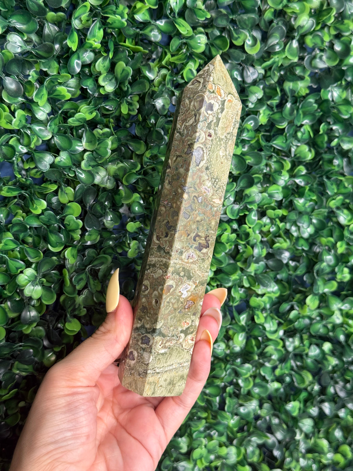 Rainforest Jasper Large Crystal Towers - E