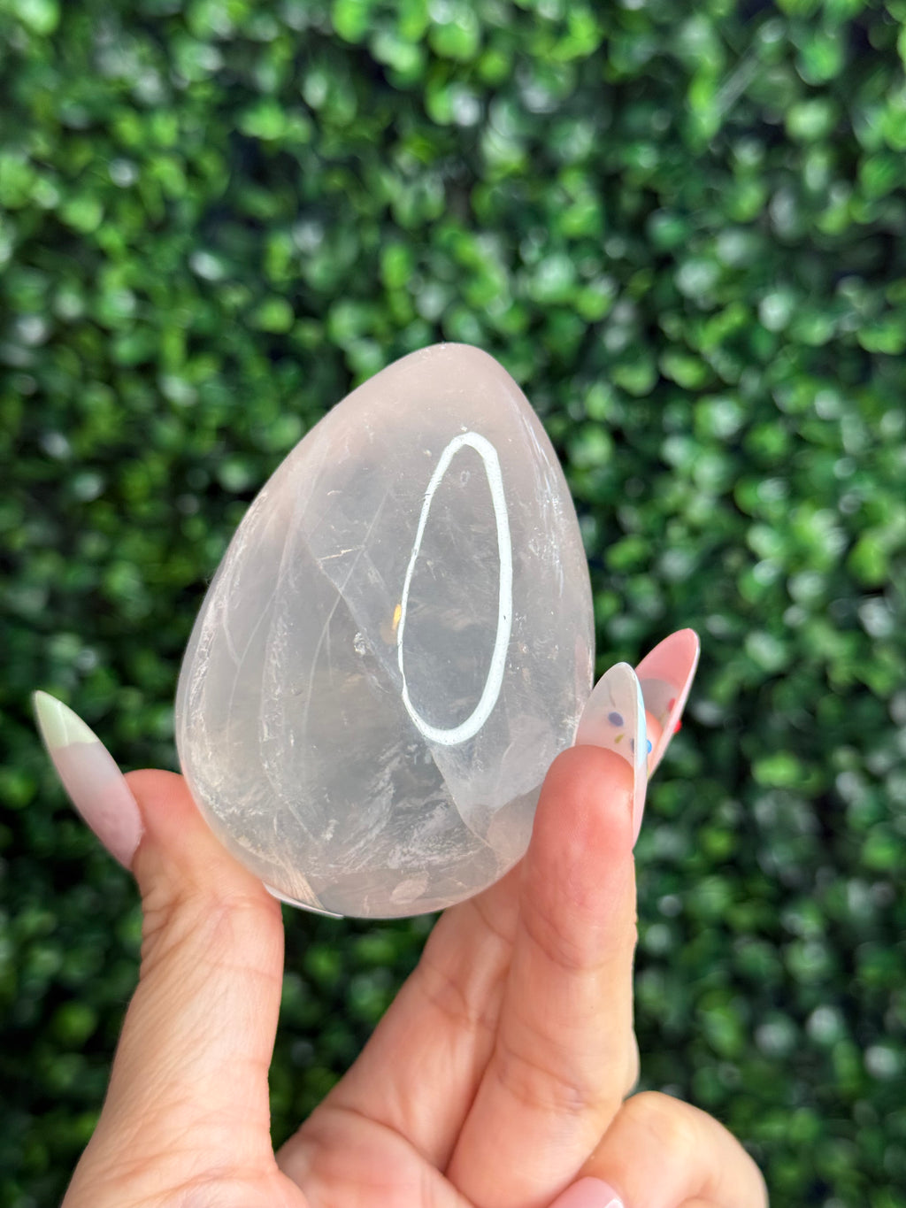 Girasol Rose Quartz Eggs - Madagascar