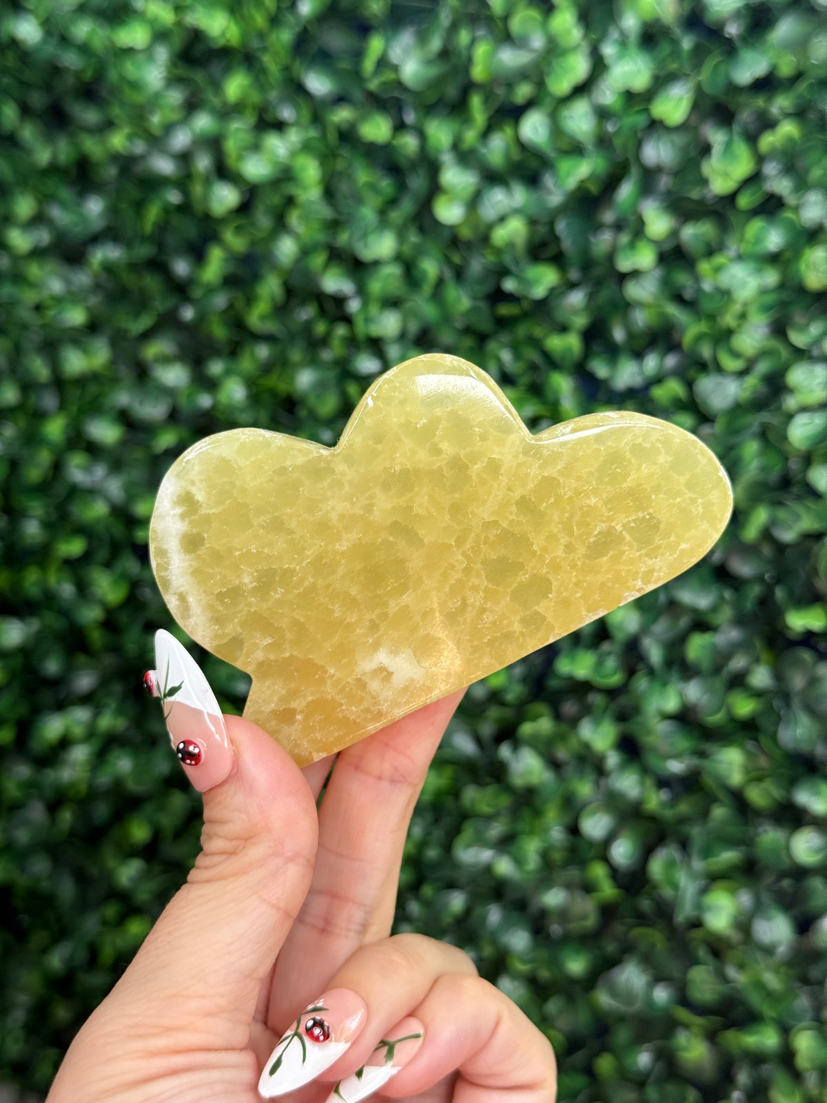 Lemon Calcite Cloud Crystal Carvings from Pakistan