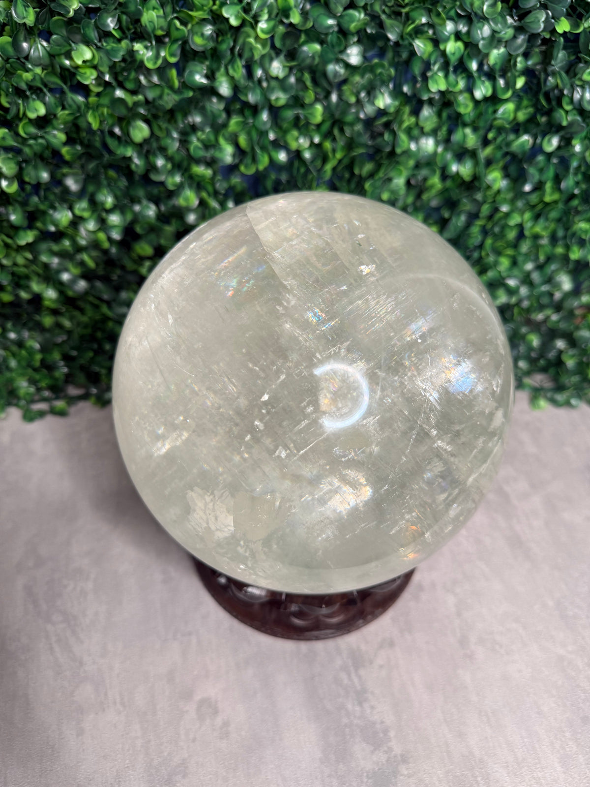 XL Optical Calcite Sphere Crystal Carving 7.2kg