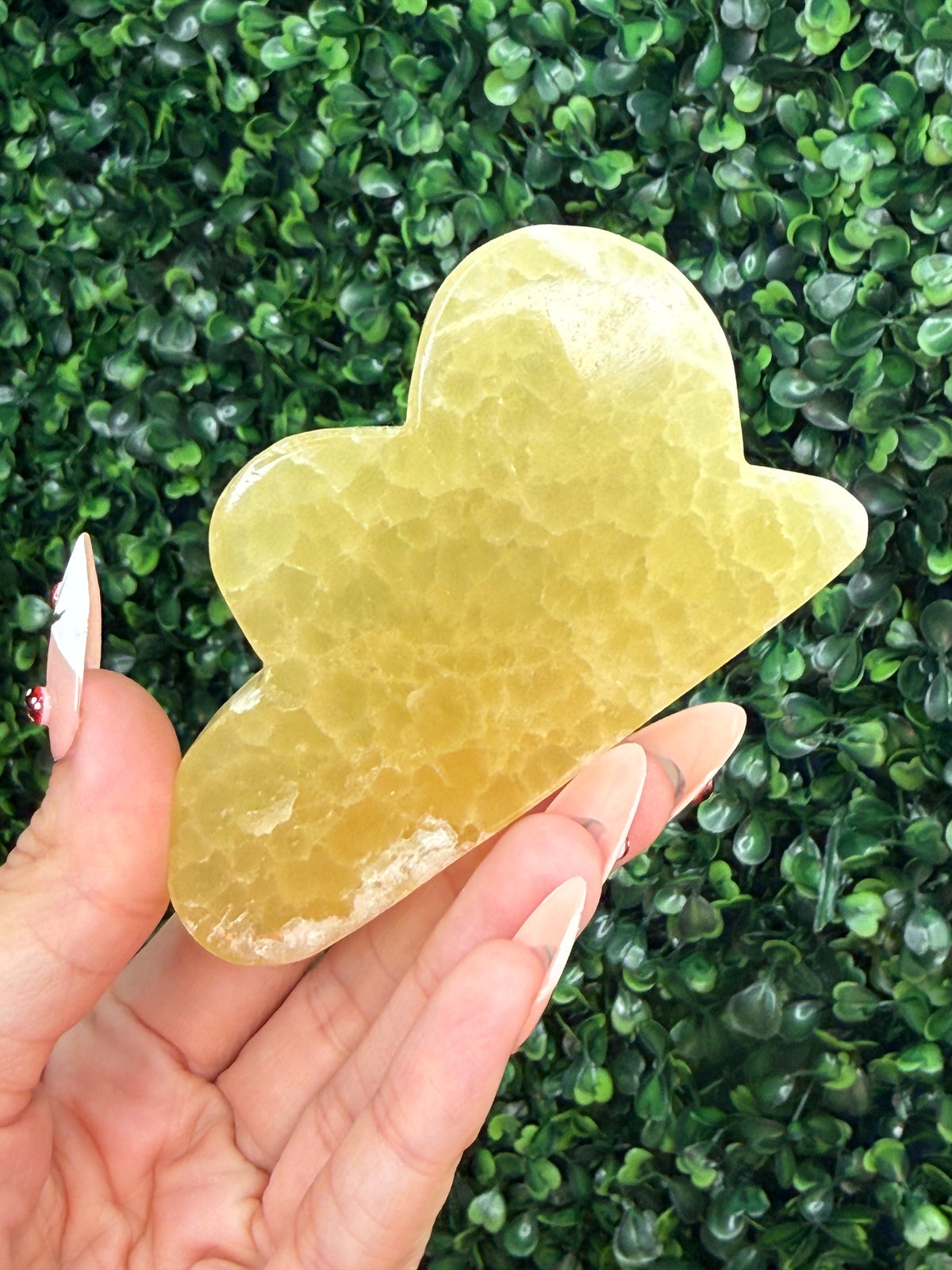 Lemon Calcite Cloud Crystal Carvings from Pakistan
