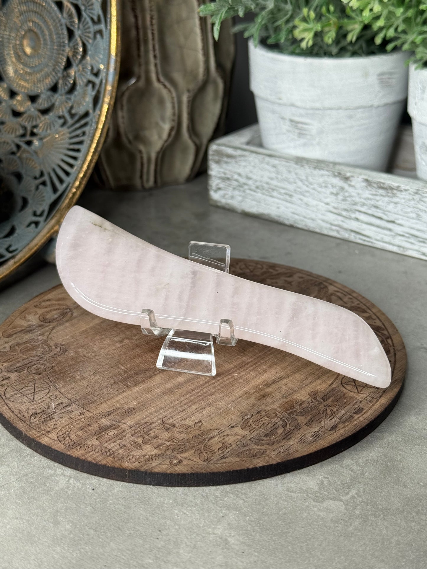 Rose Quartz Gua Sha