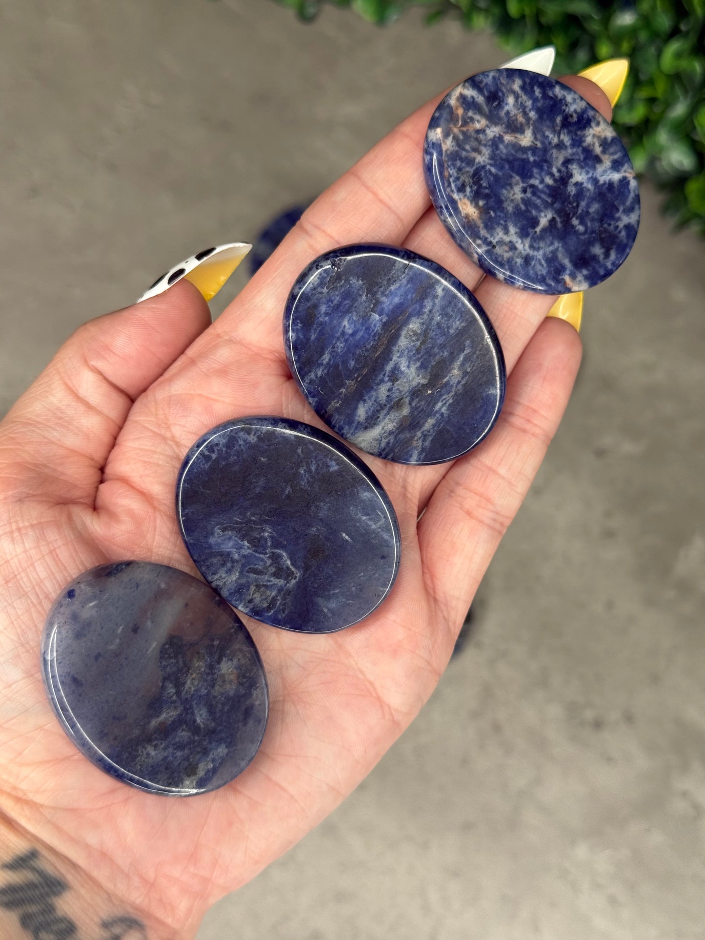 Sodalite Flat Palmstones