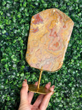 Colourful Crazy Lace Agate Slab from Indonesia E