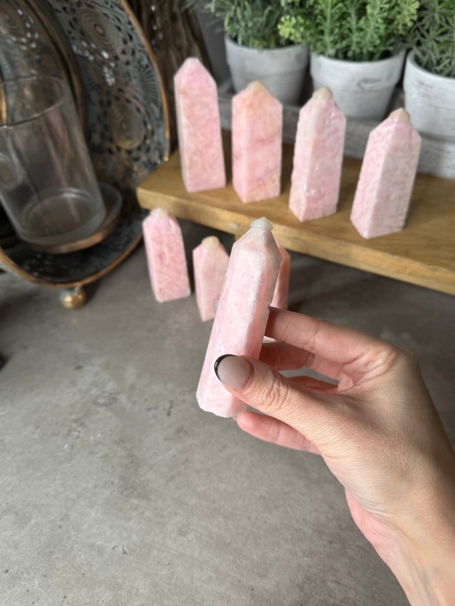 Pink Hemimorphite Towers