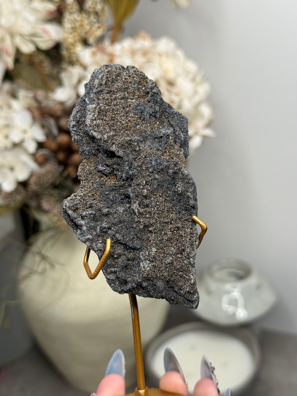 Botryoidal Goethite with Druzy Quartz Coating from Banten, Indonesia - A