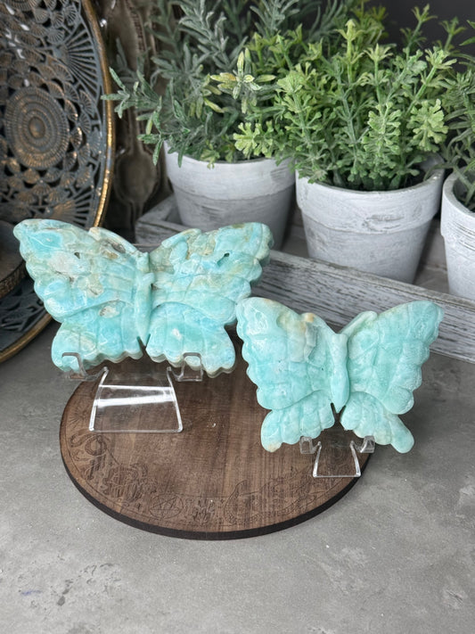 Hemimorphite Crystal Butterflies