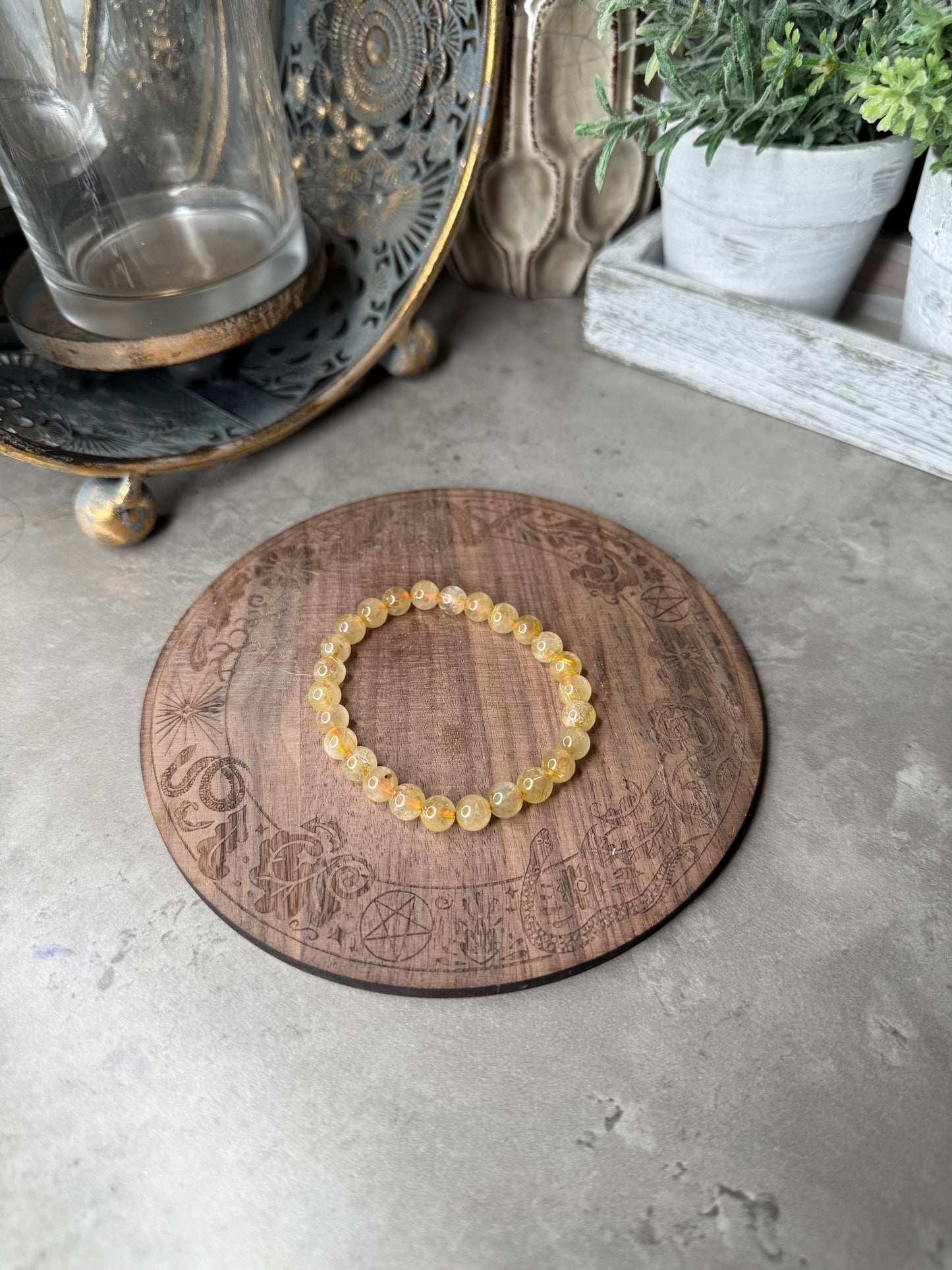 Golden Rutile Bracelet