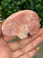 Pink Carnelian Bear Crystal Carvings