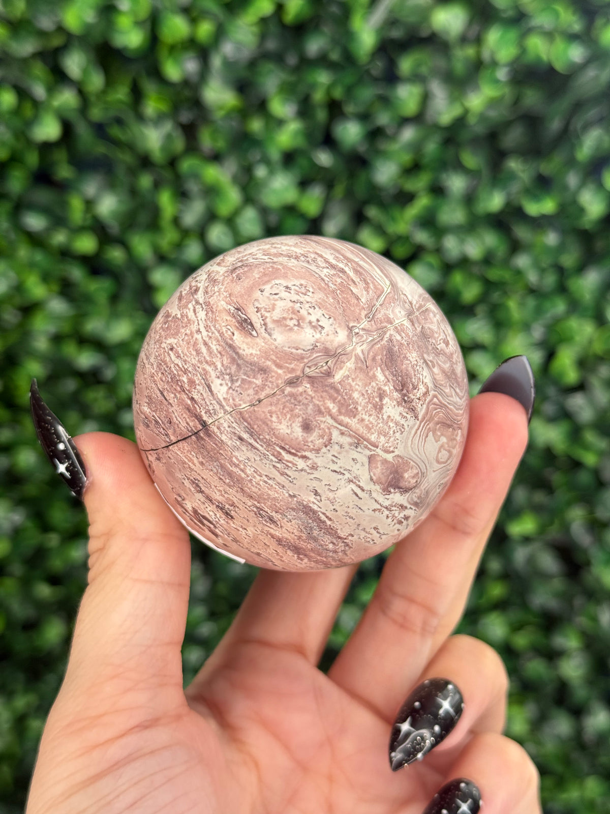 Pink Picture Jasper Spheres A