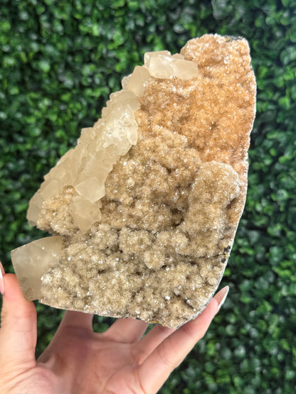 Calcite on Heulandite, India 1.8kg