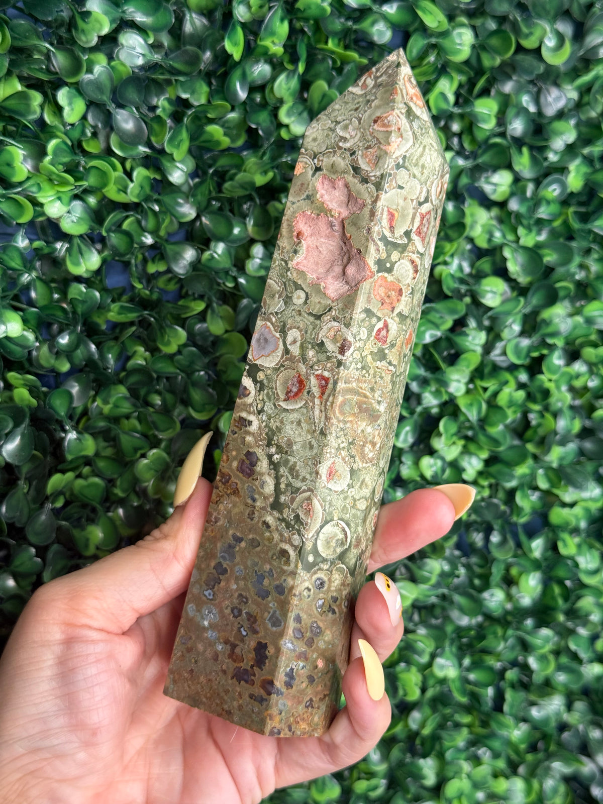 Rainforest Jasper Large Crystal Towers - D