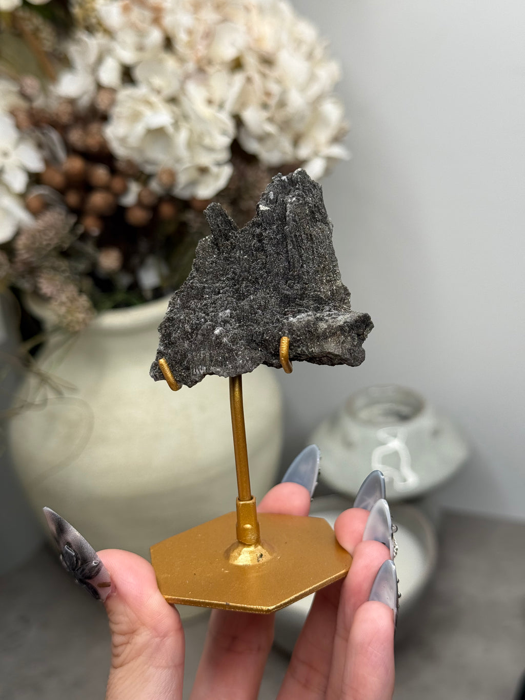 Pyritized Petrified Wood from Indonesia - H