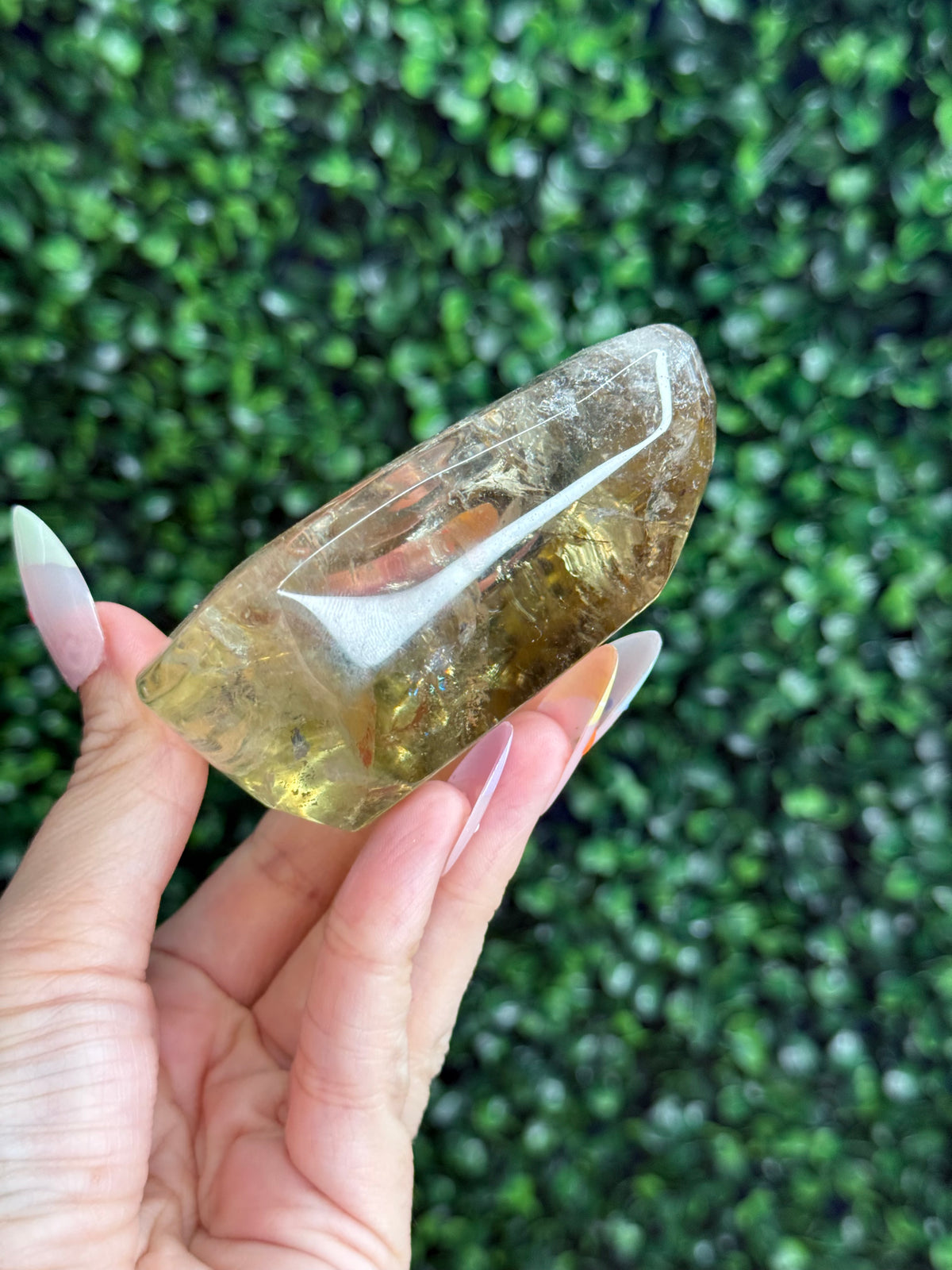 Citrine Small Polished Bowl Crystal Carving