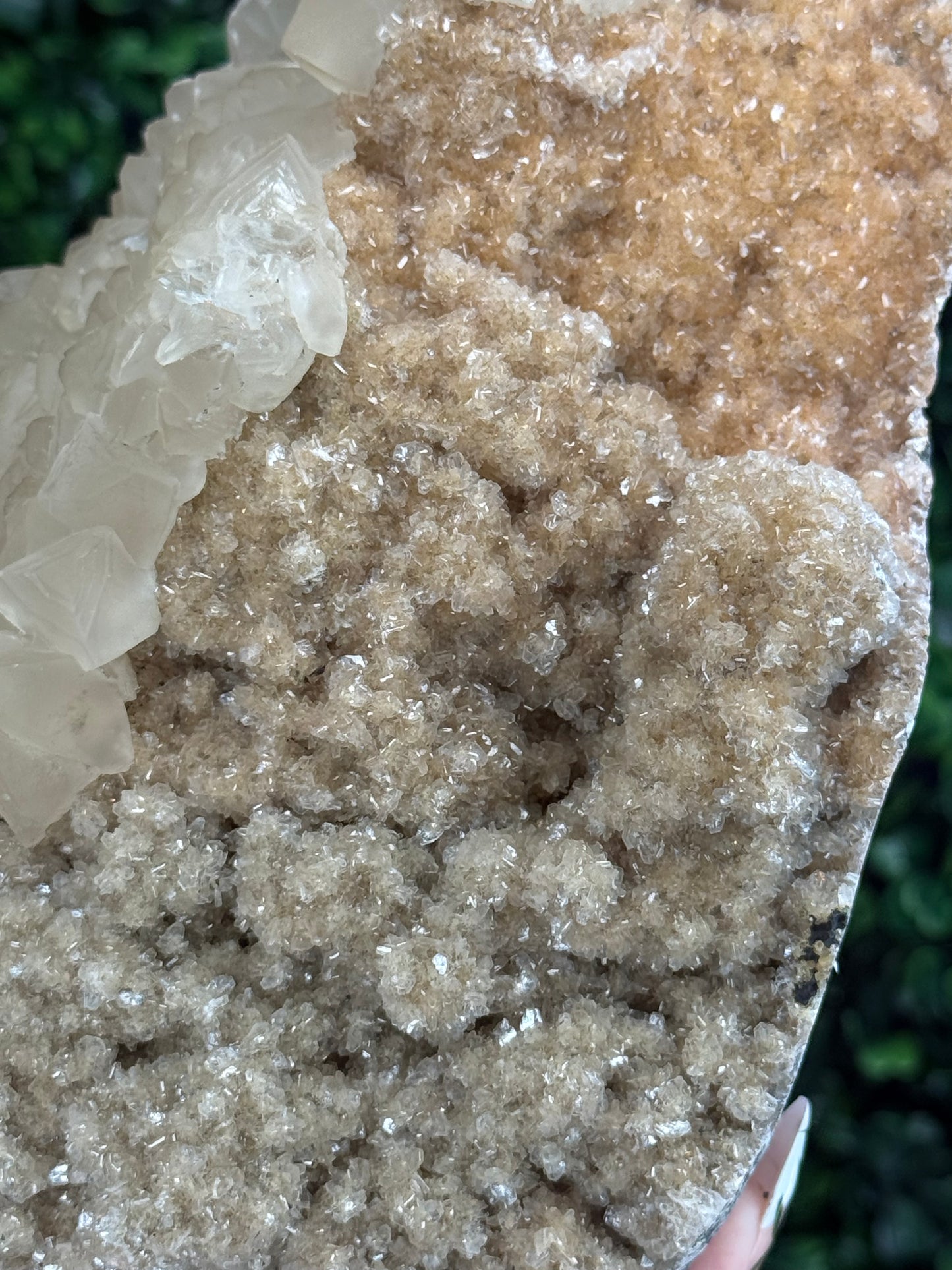 Calcite on Heulandite, India 1.8kg