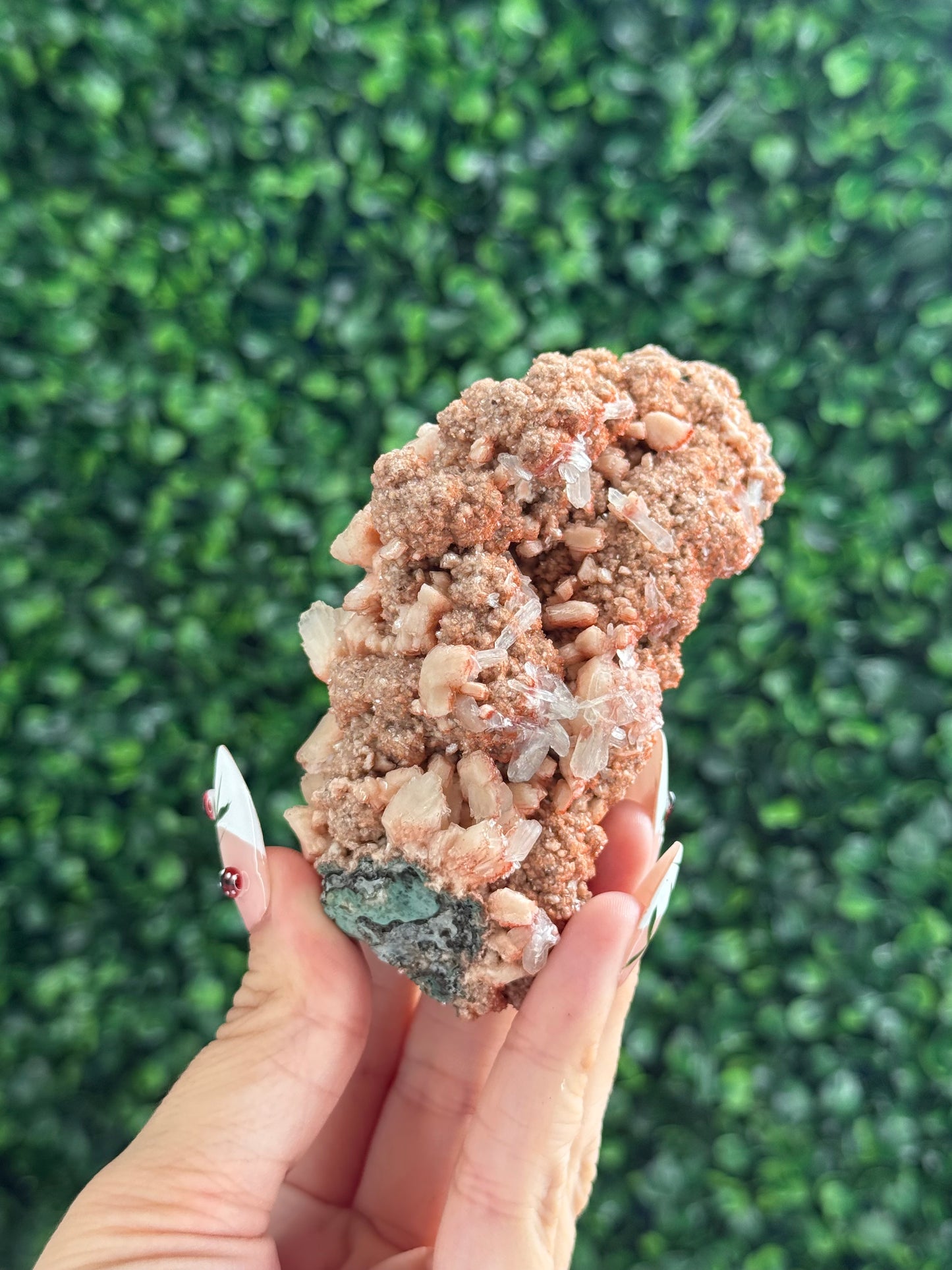 Heulandite and Stilbite with Hematite Dusting - 157g