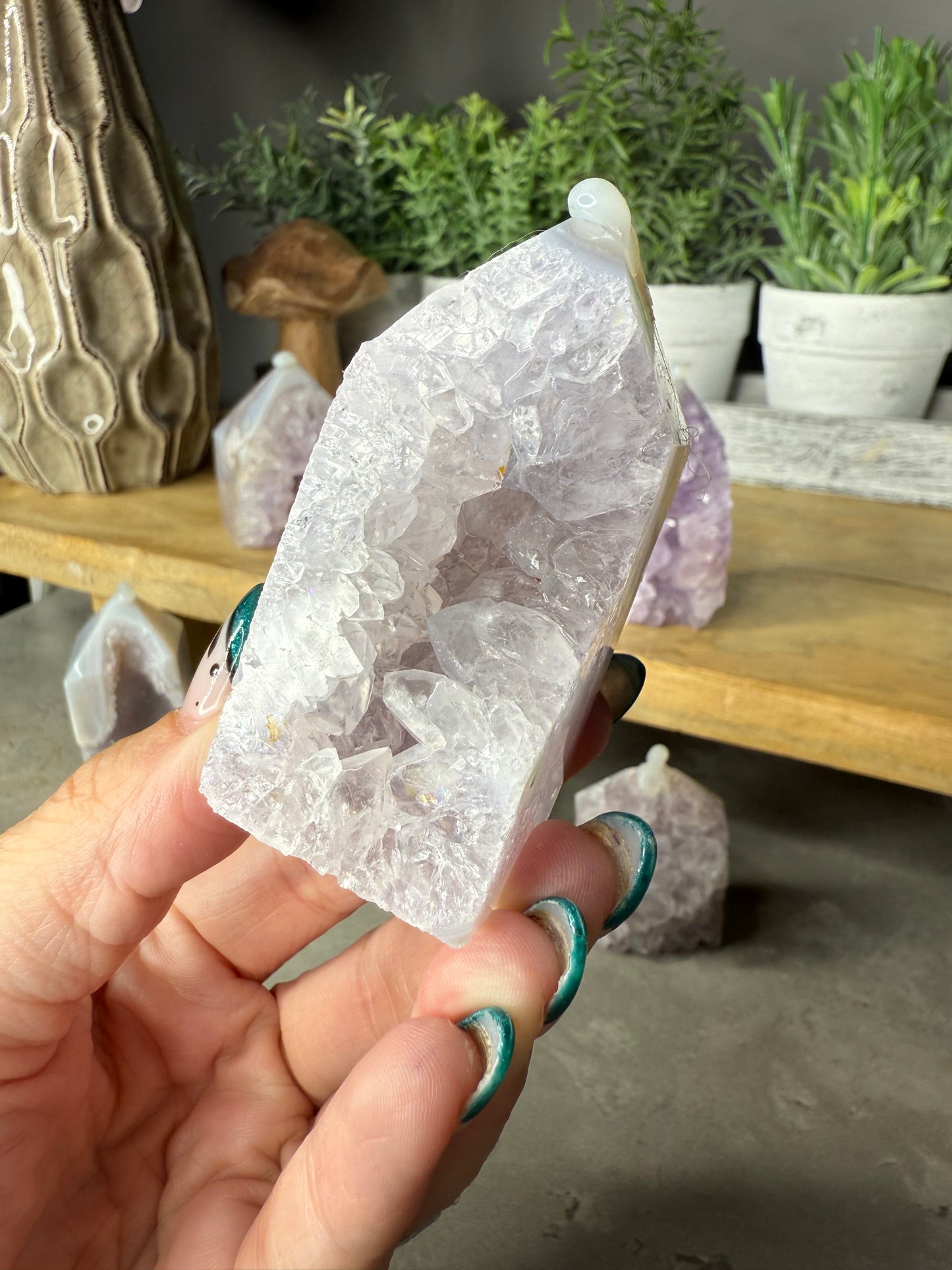 Druzy Amethyst Agate Crystal Towers