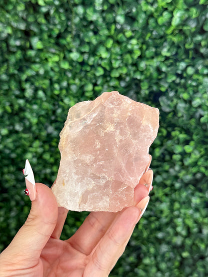 Raw Rose Quartz Crystal From Colorado USA B