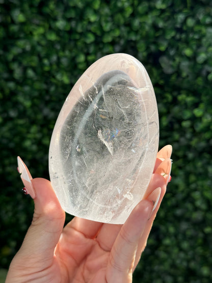 Rare Polished Enhydro Clear Quartz Freeform - Imperfect
