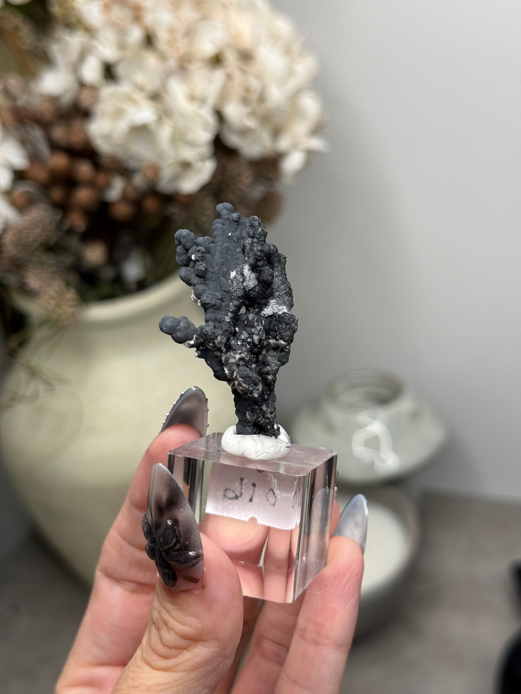 Goethite Stalactites with Calcite from Aouz, Er Rachidia Province, Morocco - O