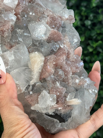 Apophyllite on Heulandite with Sugar Apophyllite Coating from India 1.3kg