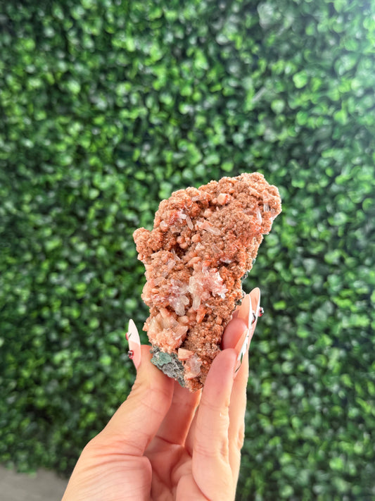 Heulandite and Stilbite with Hematite Dusting - 157g