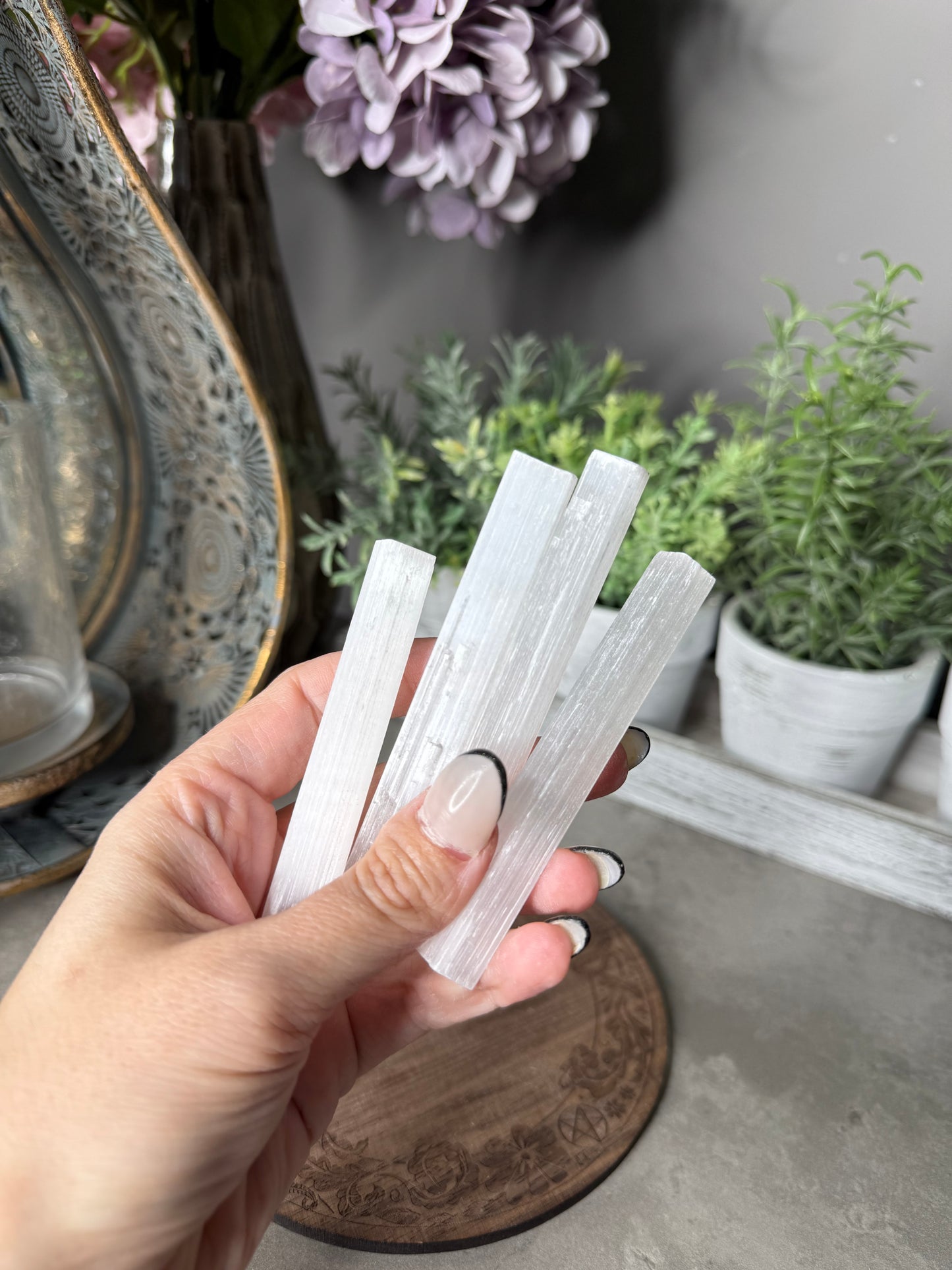 Selenite Satin Spar Sticks