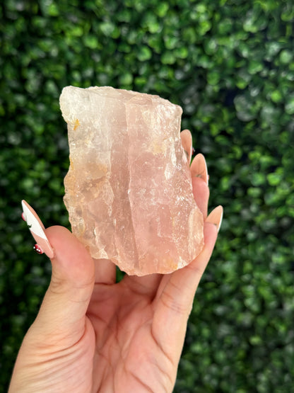 Raw Rose Quartz Crystal From Colorado USA B