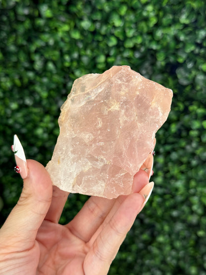 Raw Rose Quartz Crystal From Colorado USA B