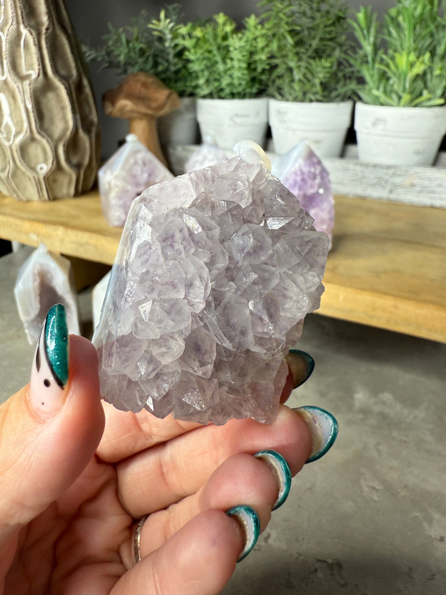 Druzy Amethyst Agate Crystal Towers