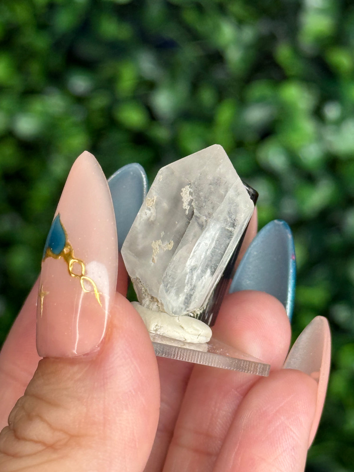 Black Tourmaline with Quartz Specimen — Skardu Valley, Pakistan J