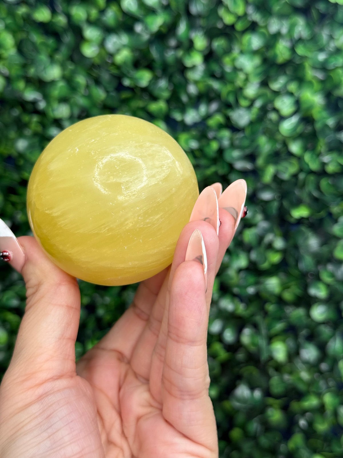 Lemon Calcite Sphere Crystal Carvings from Pakistan