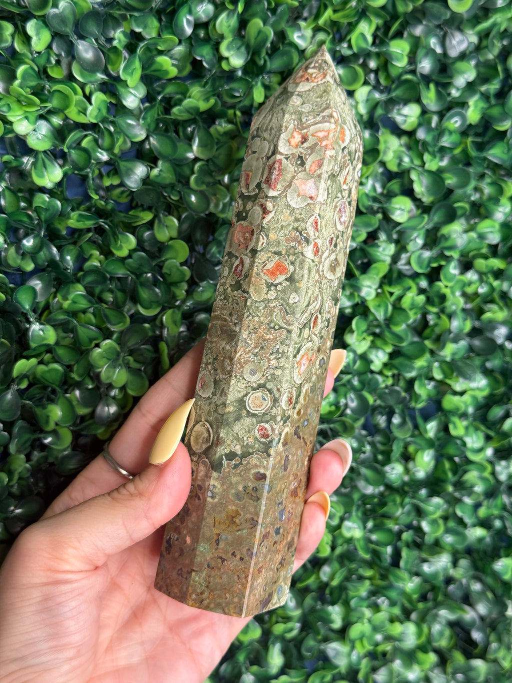Rainforest Jasper Large Crystal Towers - D